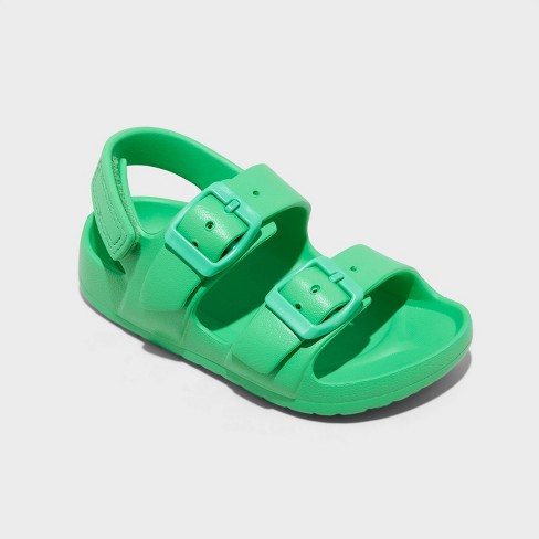 Toddler Ade Footbed Sandals - Cat & Jack™ Green 11t : Target