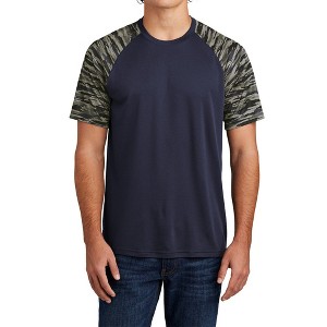 Mafoose Men's Drift Camo Colorblock Moisture-Wicking Short Sleeve T-shirt with UV Protection - 1 of 4