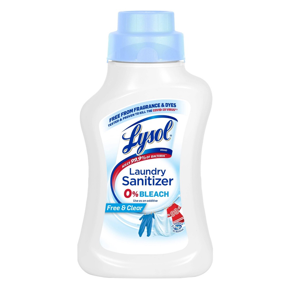 (Case of 6 )) Lysol Laundry Sanitizer Free & Clear - 41 fl oz