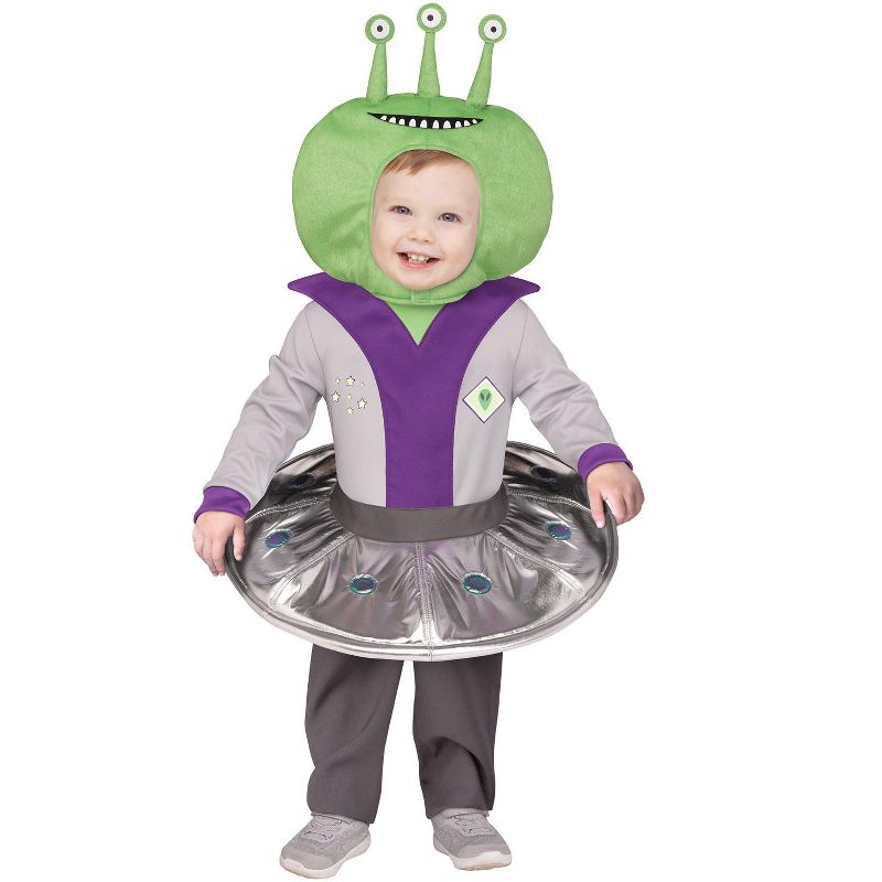 Fun World Little Alien Infant/Toddler Costume, 1 of 2