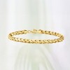 Ross-Simons 10kt Yellow Gold Curved-Link Bracelet - 2 of 4