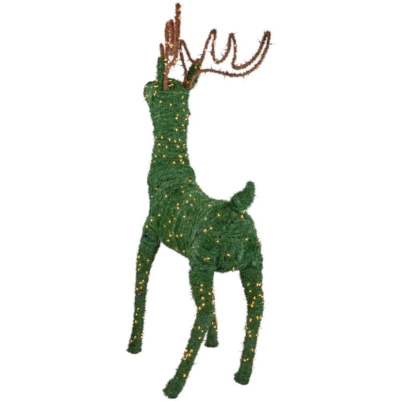 Northlight Lighted Commercial Standing Topiary Reindeer Outdoor Christmas Decoration - 6.5' - Warm White LED Lights, 5 of 9