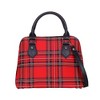 Signare USA Royal Stewart Tartan Red Convertible Top Handle Handbag - 3 of 4