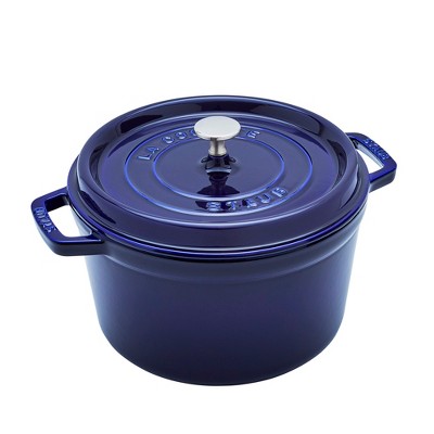 Staub Cast Iron Dutch Oven 5-qt Tall Cocotte, Made In France, Serves 5-6,  White Truffle : Target