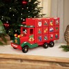 Northlight Advent Calendar Storage Truck Christmas Decoration - 14" - Red - 2 of 4