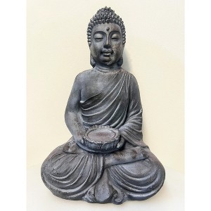 Essential Decor & Beyond Thai Buddha Resin Planter Stand for Indoor and Outdoor Use - 1 of 4