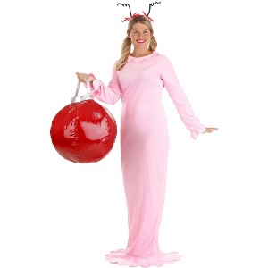 HalloweenCostumes.com Adult Women's Classic Christmas Girl Costume - 1 of 4