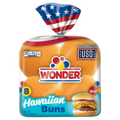 Wonder Hawaiian Buns - 8ct / 15 oz.
