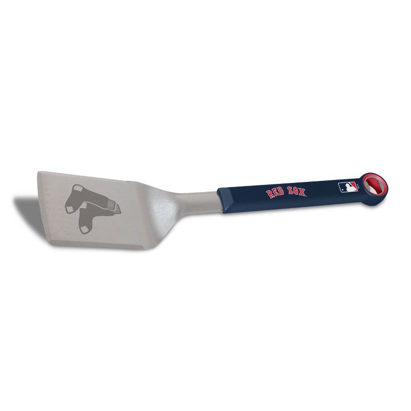MLB Boston Red Sox Stainless Steel BBQ Spatula with Bottle Opener, 2 of 5