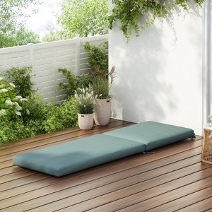 Christopher Knight Home Noah Outdoor 75" x 23" Water-Repellen Chaise Lounge Cushion - 1 of 4