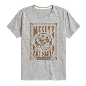 Boys' - Disney - Mickeys Ski Shop Short Sleeve Graphic T-Shirt - 1 of 4
