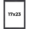PosterPalooza | Shadow Box 3/4" Depth Black Picture Frame - UV Acrylic, Backing, Hanging Hardware - 2 of 4