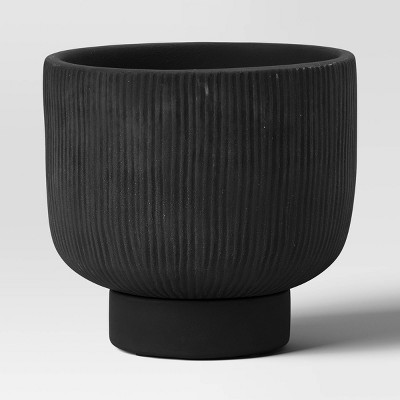 Ceramic Planter Black - Threshold&#8482;