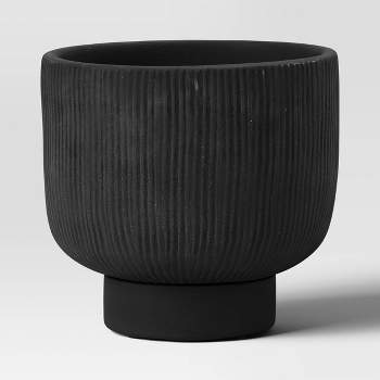 Ceramic Planter Black - Threshold™