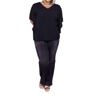 Women's Around the World Draped Sleeve Blouse - Now N Forever