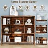 Wooden 9 Cube Bookcase, Display Cabinet Rack, Bookshelf Storage Organizer - 4 of 4