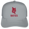 Bates College Primary Logo Foam Trucker Cap Grey Os - 2 of 4