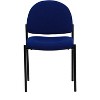 Emma and Oliver Comfort Stackable Steel Side Reception Chair - 4 of 4