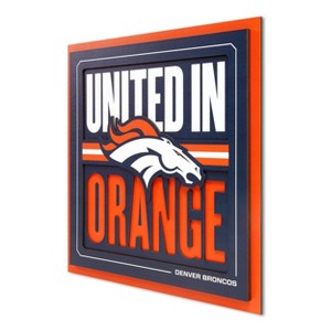 NFL Denver Broncos Slogan Series Wall Art - 1 of 4