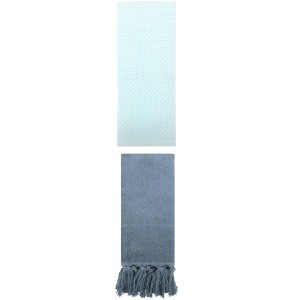 REGALWOVEN 2 Packs Cotton Soft Absorbent Tassels and Waffle Hand Towel - 1 of 4