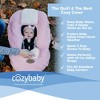 CozyBaby Cozy Cover Quilted Infant Car Seat Insulating Cover with Dual Zippers, Face Shield, and Elastic Edge for Travel During Winter Months - 4 of 4