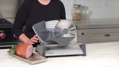  Cuisinart Kitchen Pro Food Slicer, 7.5, Gray