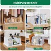 YIGII  Shelf Divider for Closet, Adjustable Purse Organizers Handbag Separators Storage Organizer Bookshelf  Dividers in Bedroom ，White - 3 of 4
