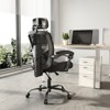 KTMBDW Ergonomic Office Chair, High Back Home Chair with Headrest and Retractable Footrest, 135° Tilt Chairs with Adjustable Lumbar Support - 2 of 4