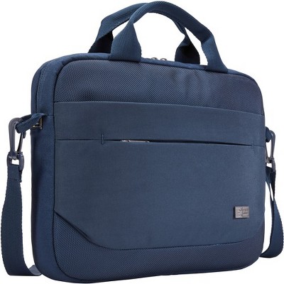 Case Logic Advantage ADVA-111 DARK BLUE Carrying Case (Attaché) for 10" to 12" Notebook - Dark Blue - Polyester