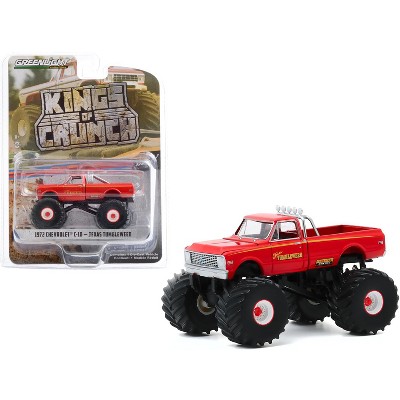 1972 Chevrolet C-10 Monster Truck "Texas Tumbleweed" Orange "Kings of Crunch" Series 7 1/64 Diecast Model Car by Greenlight