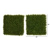 Nearly Natural 20-in Mini Pordocarpus Artificial Wall Mat (Indoor/Outdoor) (Set of 2) - 2 of 4