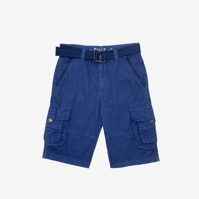 Raw X Kids and Boys 100% Cotton Belted Twill Cargo Shorts 8-18