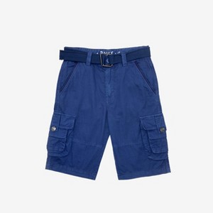 Raw X Kids and Boys 100% Cotton Belted Twill Cargo Shorts 8-18 - 1 of 4