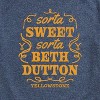 Men's - Yellowstone - Sorta Sweet Sorta Beth Dutton Short Sleeve Graphic T-Shirt - 2 of 4