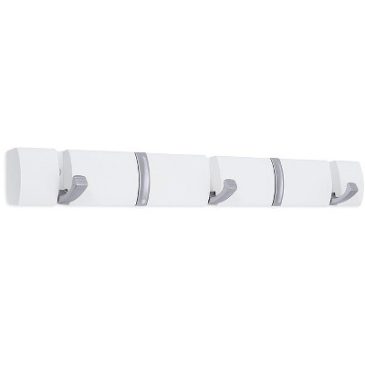 BirdRock Home Folding Hook Coat and Hat Rack - 5 Hooks