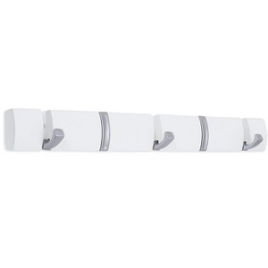 BirdRock Home Folding Hook Coat and Hat Rack - 5 Hooks - 1 of 4