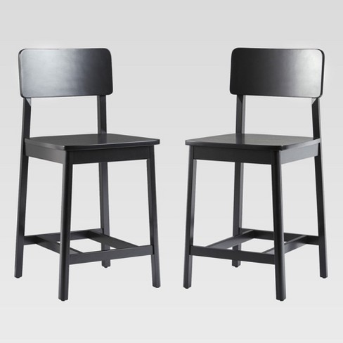 Saracina Home Minimalist Solid Wood Counter Height Barstool Set - image 1 of 4