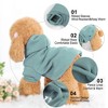Unique Bargains Winter Spring Fall Dog Hooded Sweatshirt - 3 of 4