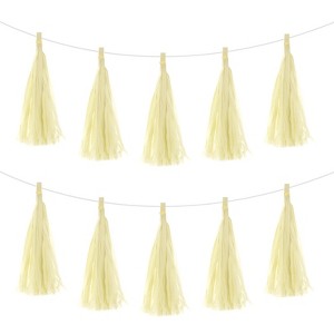 Unique Bargains Party Paper Tassel Garland Banner DIY Kits 25 Pcs - 1 of 4