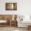 Stupell Industries Follow The Light Forest Path Floating Frame Canvas Art, Brown, 25" x 17" - 3 of 4
