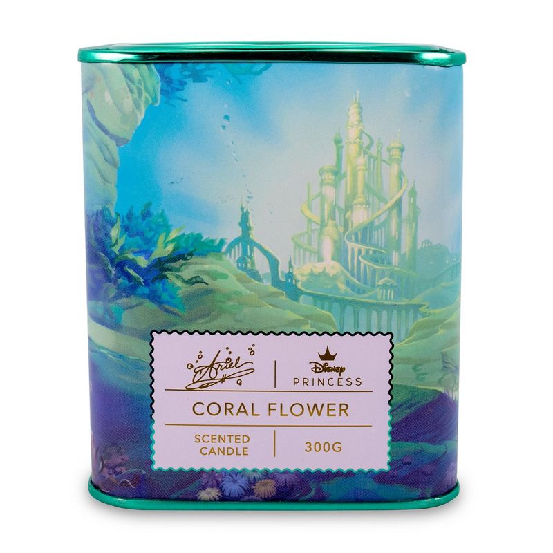 Ukonic Disney Princess Home Collection 11-Ounce Scented Tea Tin Candle | Ariel, 1 of 8