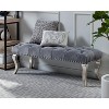 NicBex Modern 48" Bedroom Bench Upholstered Accent Stools with Button Tufted and Nailhead Trim for Bedroom and Entryway - 3 of 4