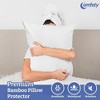 2-Pack Viscose Waterproof Pillow Protectors (2 Piece Each), Zippered, Hypoallergenic & Breathable Cooling Pillow Covers for Ultimate Comfort - 2 of 4