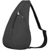 AmeriBag 17" Microfiber Love my Life Crossbody Sling Healthy Back Bag - 2 of 4