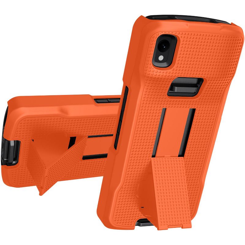 Nakedcellphone Combo for Zebra TC22 / TC27 - Case with Stand and Belt Clip Holster, 4 of 11