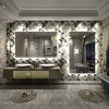 Apmir Super Bright 192 LEDs/m Back LED Lighted Anti-Fog Tempered Glass Bathroom/Vanity Mirror with ETL & 3-Year Warranty - 3 of 4
