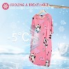 Catalonia Womens Plus Size Pajama Tops, Oversized Sleepwear Graphic Tees, Long Nightgown with Hidden Pockets, Sleep Shirts Dress, Gift Ideas for Moms - 2 of 4