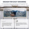 27 in. Drop In Sink White Single Bowl Kitchen Sink Fireclay Farmhouse Sink with Basin Rack Undermount Kitchen Sink - 4 of 4