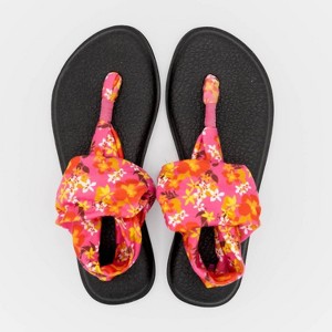 Women's Yoga Sling 2 Floral Flip Flop Thong Sandals - SANUK - 1 of 4