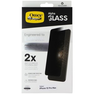 OtterBox Alpha Glass Privacy Screen Protector for Apple iPhone 12 Pro Max - 1 of 1